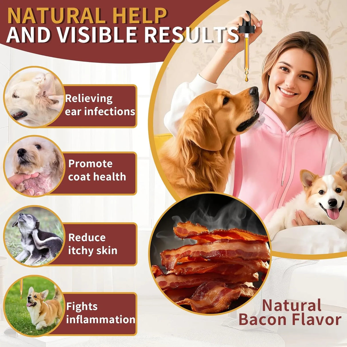 FUZZYCARE - Fuzzycare Natural Yeast Infection Treatment for Dogs 60Ml. - The Red Vitamin MX - Cuidado Del Oído De Perros - {{ shop.shopifyCountryName }}