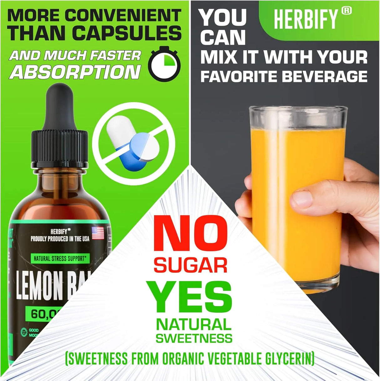 HERBIFY - HERBIFY Lemon Balm 2 Fl.Oz. - The Red Vitamin MX - Suplementos Alimenticios - {{ shop.shopifyCountryName }}