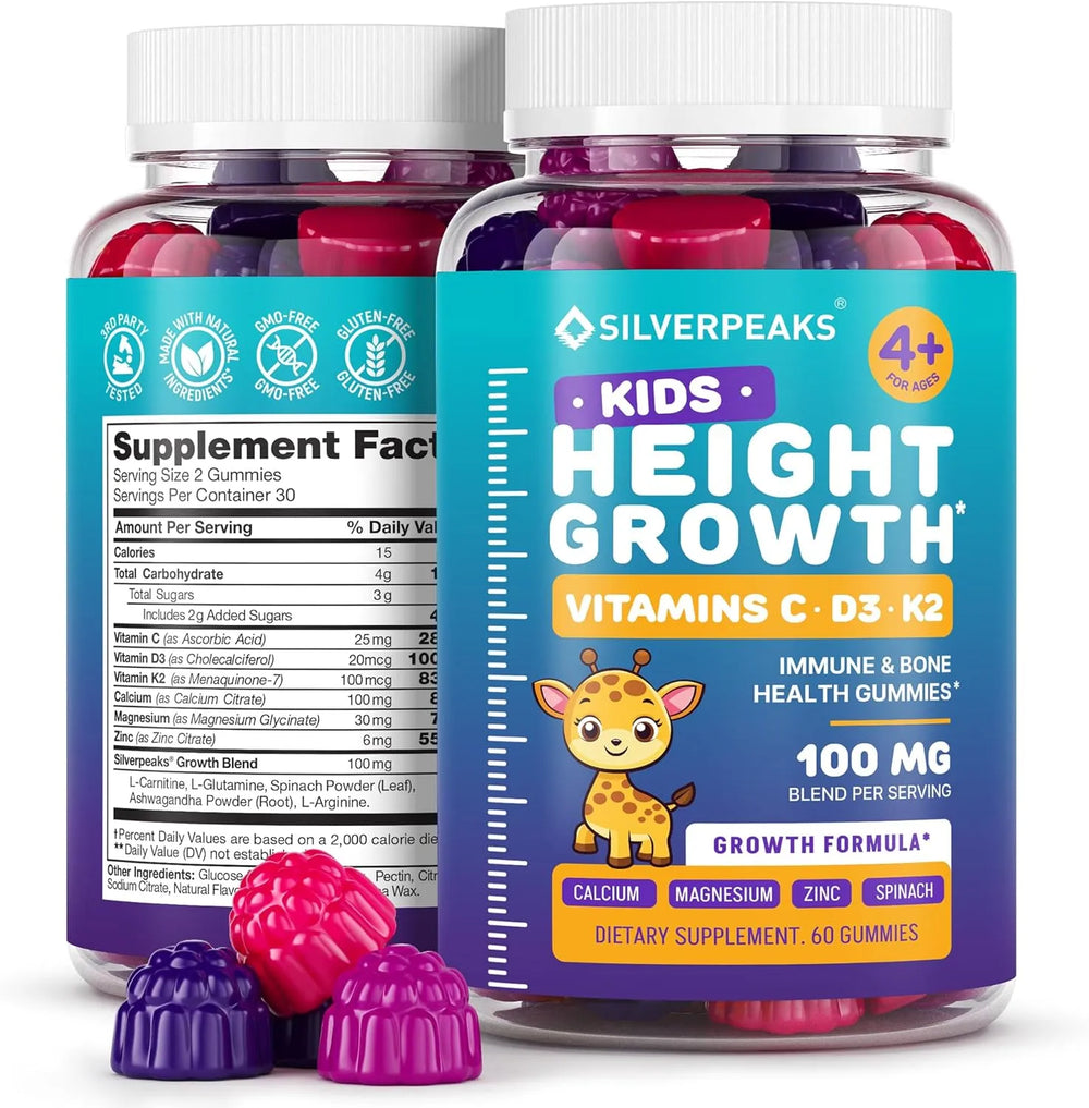 SILVERPEAKS - Silver Peaks Height Growth Gummies for Kids 60 Gomitas - The Red Vitamin MX - Suplementos Alimenticios - {{ shop.shopifyCountryName }}