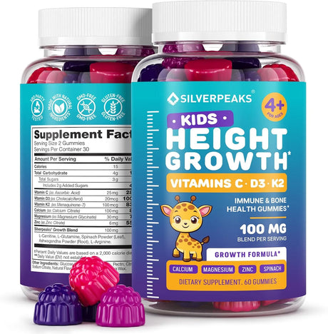 SILVERPEAKS - Silver Peaks Height Growth Gummies for Kids 60 Gomitas - The Red Vitamin MX - Suplementos Alimenticios - {{ shop.shopifyCountryName }}