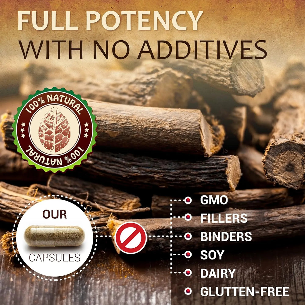 HERBALICIOUS - HERBALICIOUS Licorice Root Extract 100 Capsulas - The Red Vitamin MX - Suplementos Alimenticios - {{ shop.shopifyCountryName }}