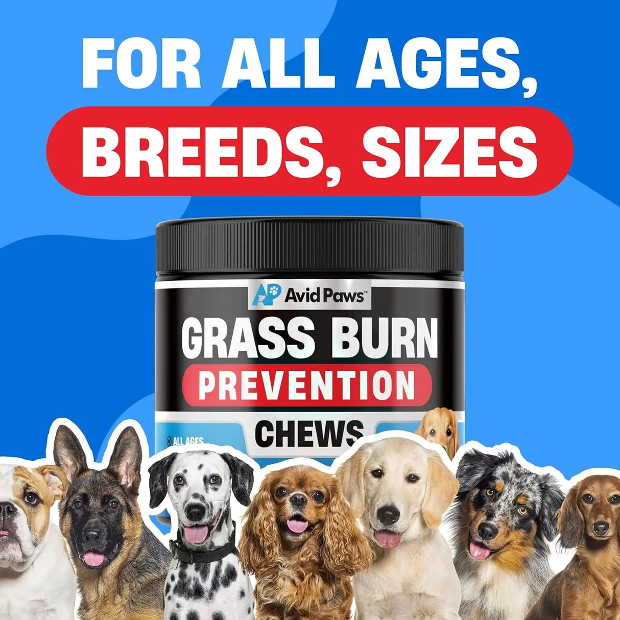 AVID PAWS - Avid Paws Dog Urine Neutralizer for Lawn 120 Masticables - The Red Vitamin MX - Salud De Tracto Urinario Para Perros - {{ shop.shopifyCountryName }}