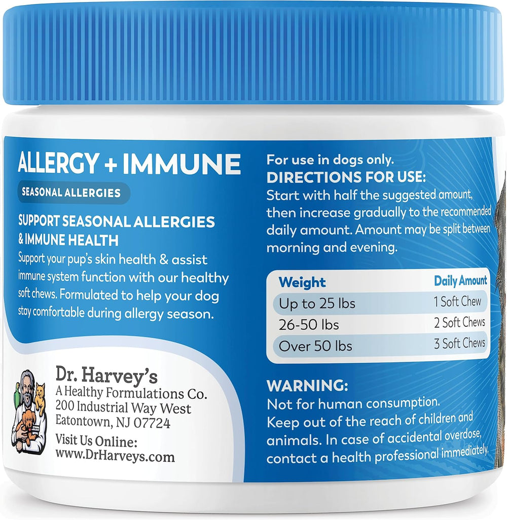 DR. HARVEY'S - Dr. Harvey's Dog Allergy & Anti-Itch Relief Soft Chew 90 Masticables - The Red Vitamin MX - Suplementos Herbales Para Perros - {{ shop.shopifyCountryName }}
