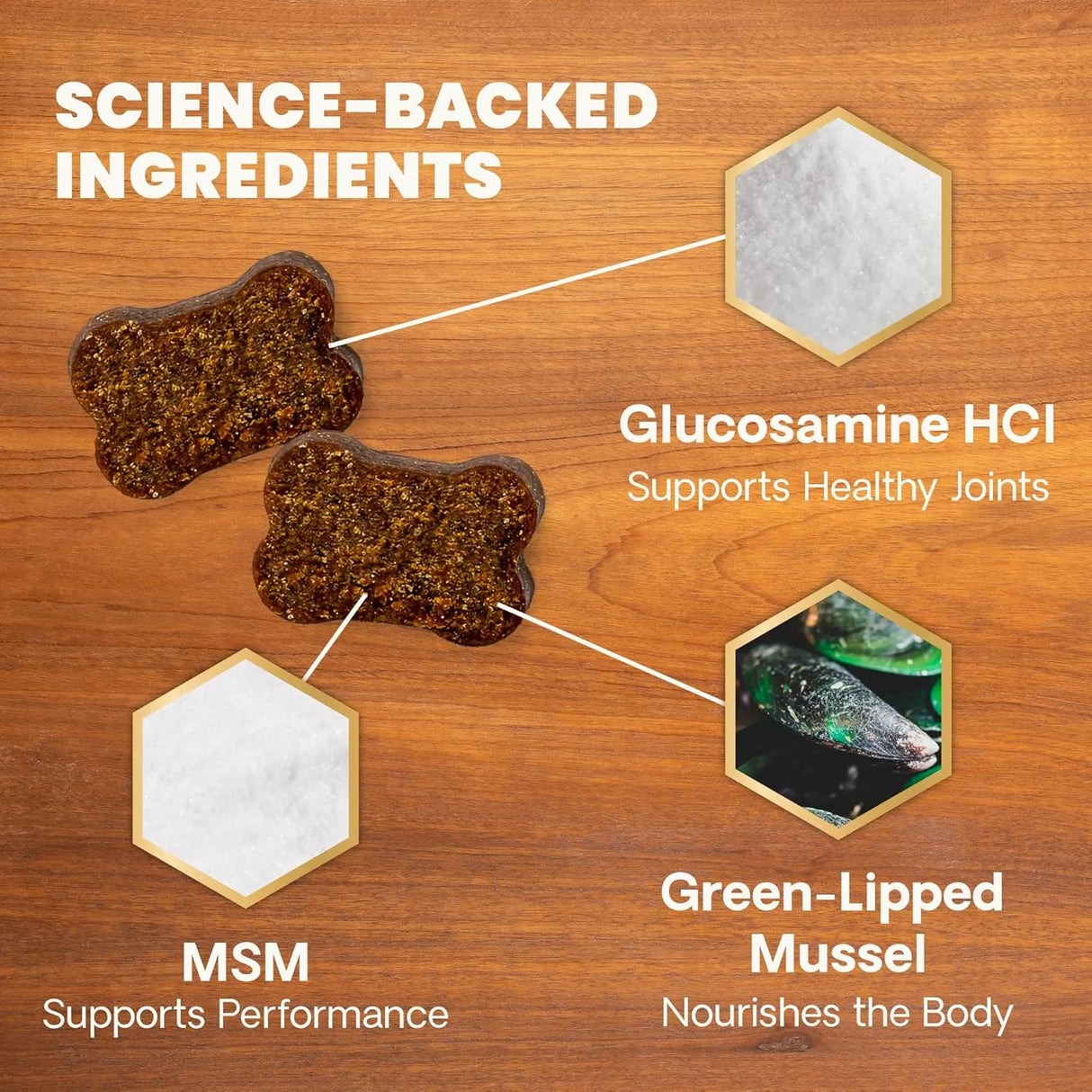 VETRISCIENCE - VetriScience Extra Strength Healthy Hip & Joint Chews 60 Masticables - The Red Vitamin MX - Cuidado De Cadera Y Articulaciones Para Perros - {{ shop.shopifyCountryName }}