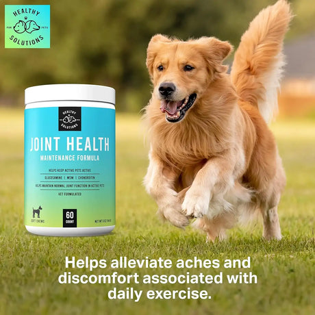 HEALTHY SOLUTIONS FOR PETS - Healthy Solutions For Pets Glucosamine for Dogs Maintenance Dog Hip & Joint 60 Masticables - The Red Vitamin MX - Cuidado De Cadera Y Articulaciones Para Perros - {{ shop.shopifyCountryName }}