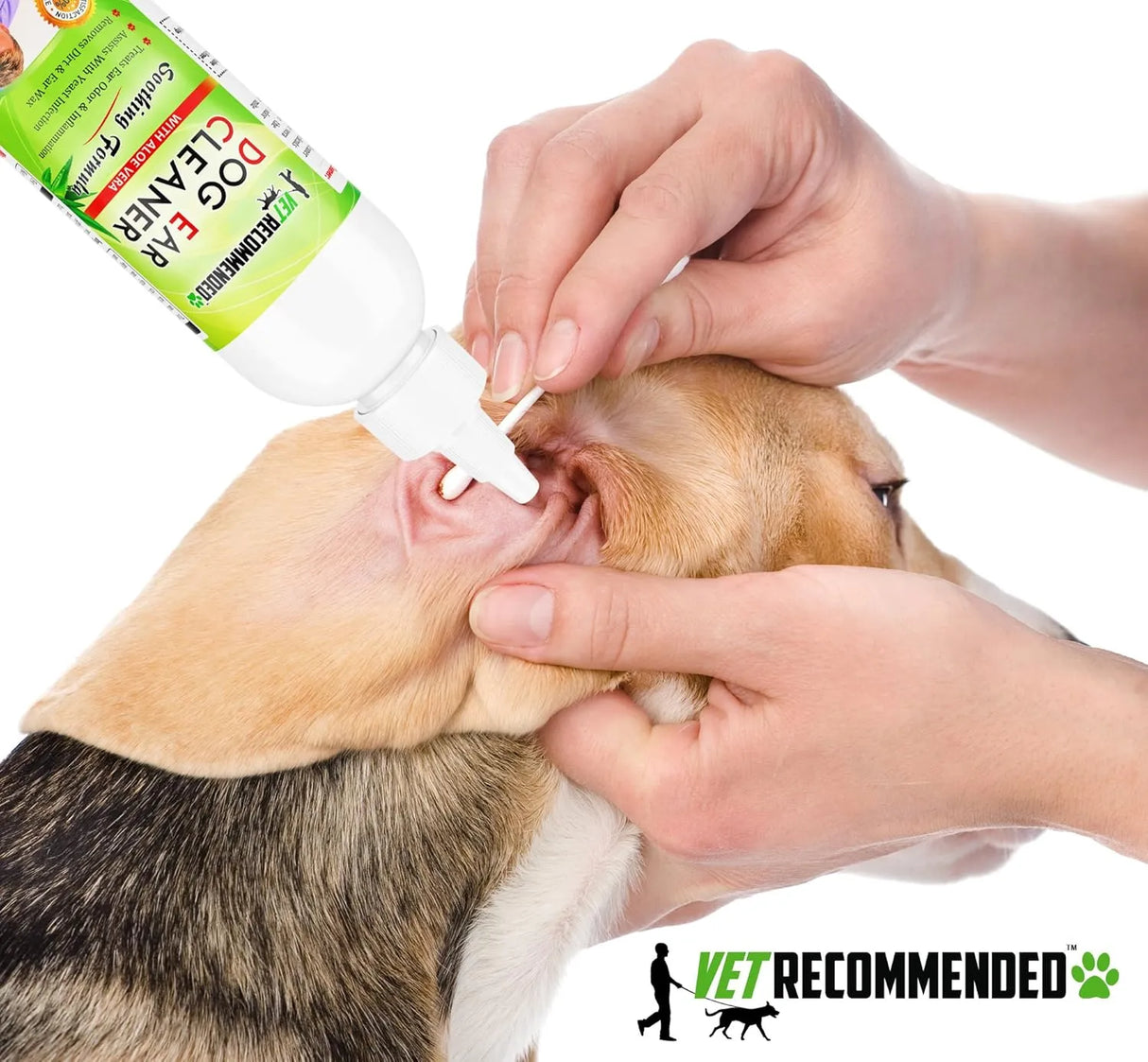 VET RECOMMENDED - Vet Recommended Dog Ear Cleanser with Natural Aloe Vera for Dog 240Ml. - The Red Vitamin MX - Cuidado Del Oído De Perros - {{ shop.shopifyCountryName }}