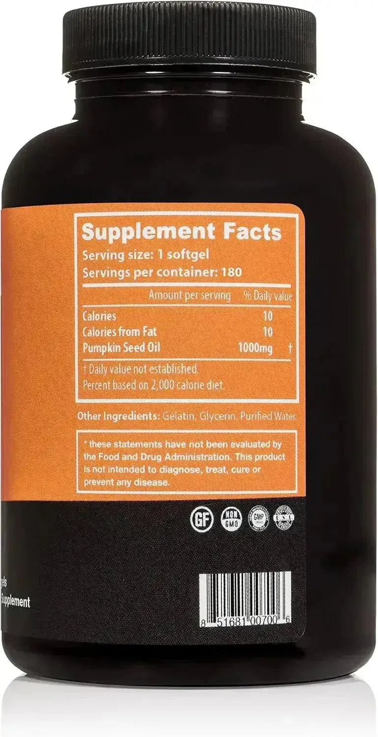 ATHELAS NEUTRACEUTICALS - Athelas Neutraceuticals Pumpkin Seed Extract 1000Mg. 180 Capsulas Blandas - The Red Vitamin MX - Suplementos Alimenticios - {{ shop.shopifyCountryName }}