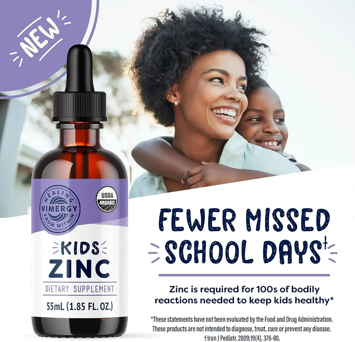 VIMERGY - Vimergy Kids Organic Liquid Zinc Sulfate 55Ml. - The Red Vitamin MX - Suplementos Alimenticios - {{ shop.shopifyCountryName }}