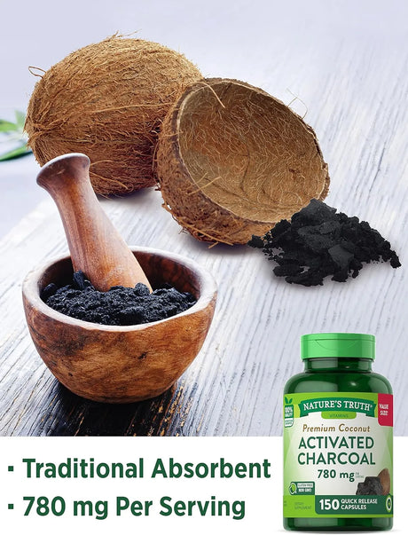 NATURE'S TRUTH - Nature's Truth Activated Charcoal 780Mg. 150 Capsulas - The Red Vitamin MX - Suplementos Alimenticios - {{ shop.shopifyCountryName }}