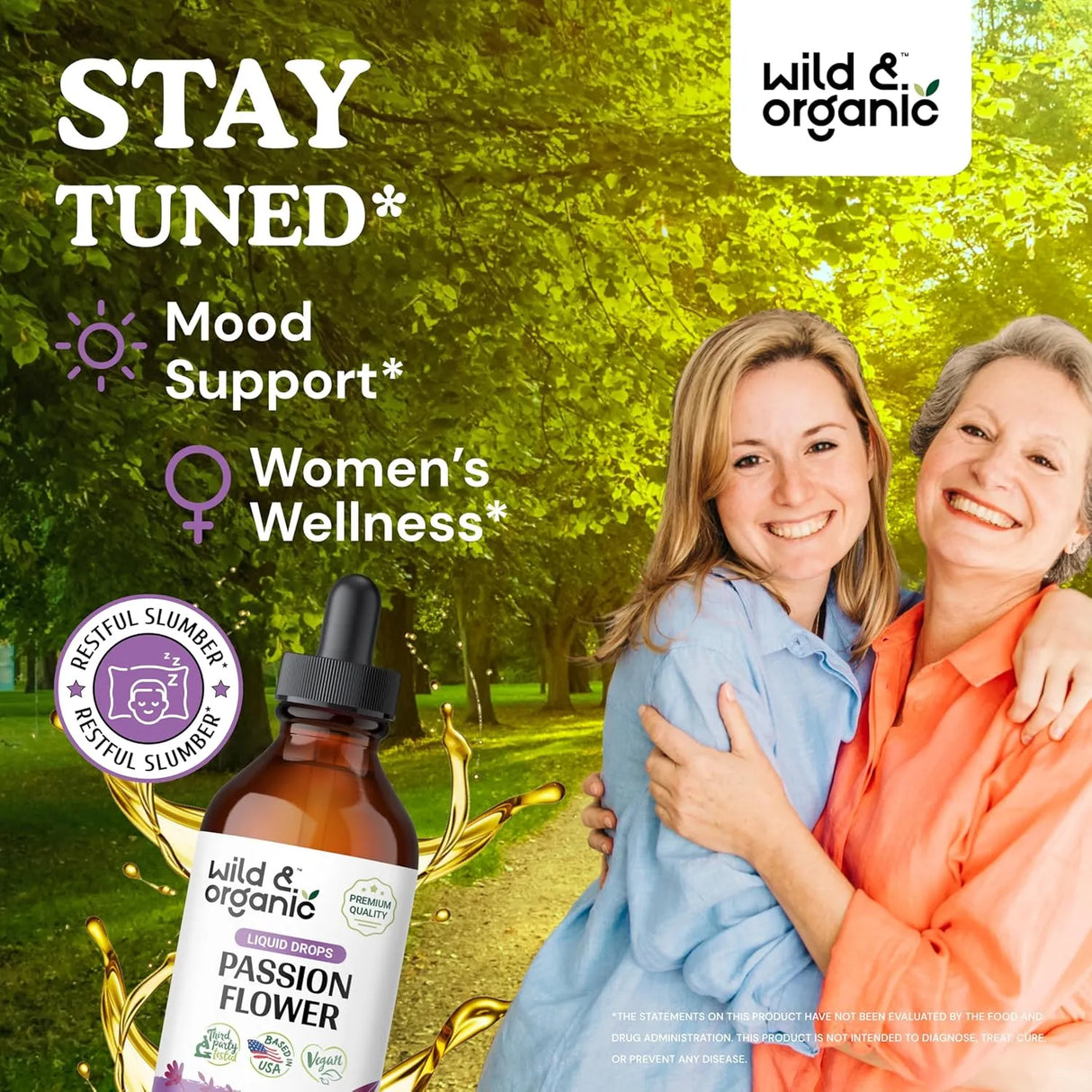 WILD & ORGANIC - Wild & Organic Passionflower Tincture 4 Fl.Oz. - The Red Vitamin MX - Suplementos Alimenticios - {{ shop.shopifyCountryName }}