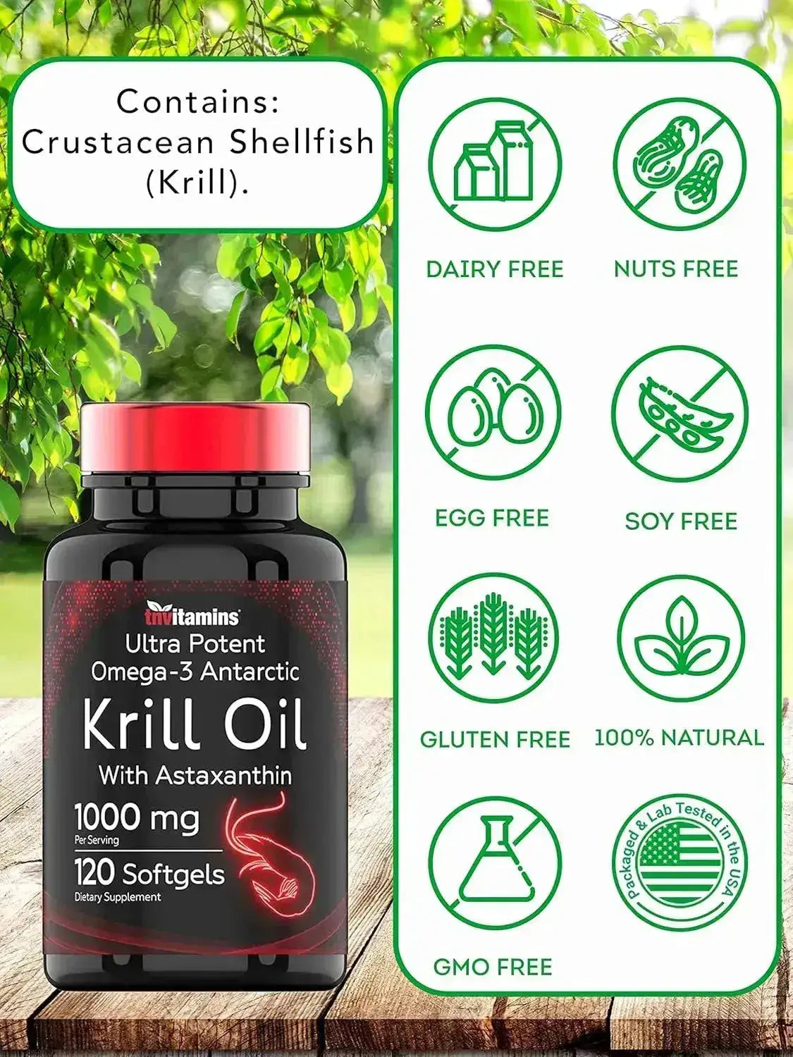TNTVITAMINS - tnvitamins Antarctic Krill Oil 1000Mg. 120 Capsulas Blandas - The Red Vitamin MX - Suplementos Alimenticios - {{ shop.shopifyCountryName }}