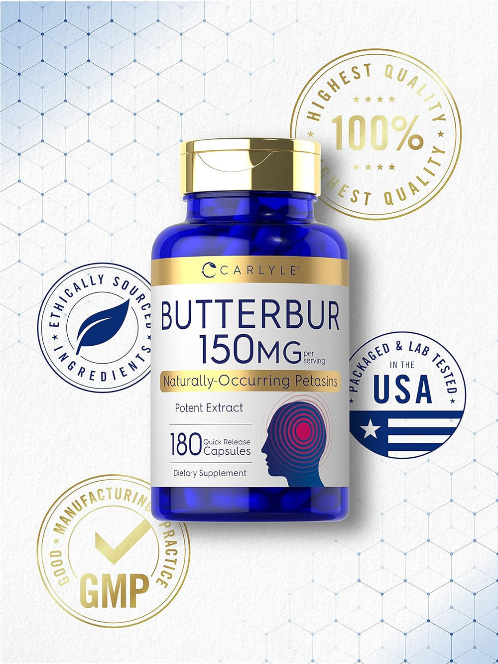 Carlyle Butterbur 150Mg. 180 Capsulas