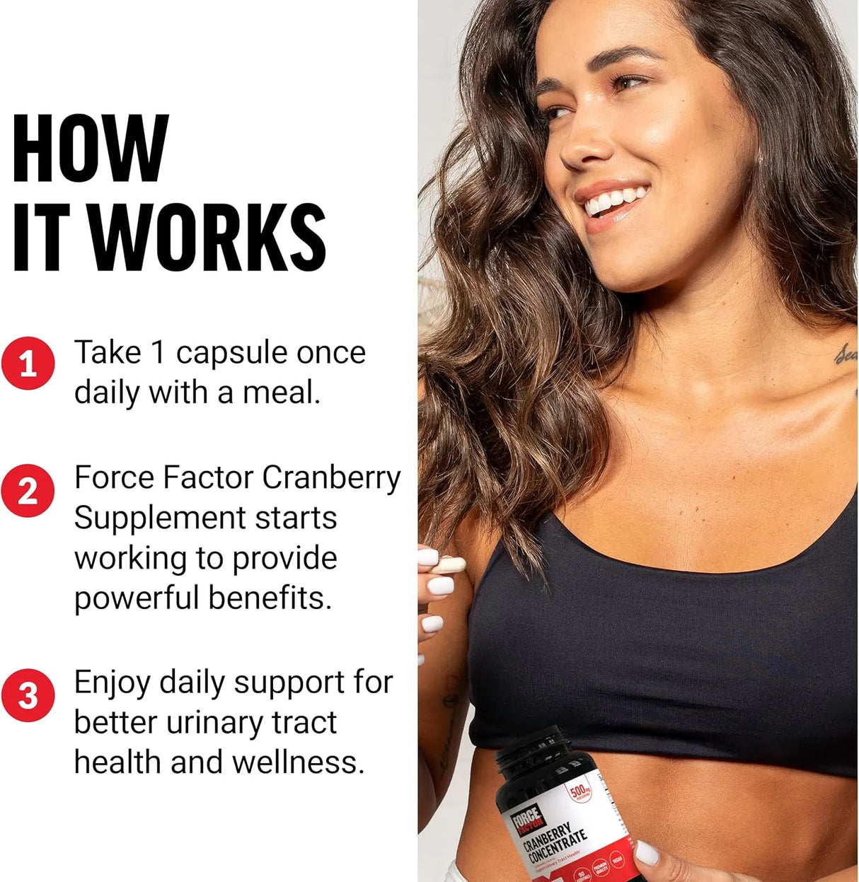 FORCE FACTOR - Force Factor Cranberry Concentrate 90 Capsulas - The Red Vitamin MX - Suplementos Alimenticios - {{ shop.shopifyCountryName }}
