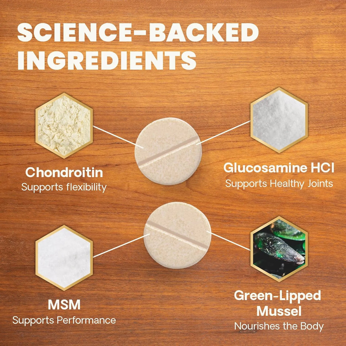 VETRISCIENCE - VetriScience Ultimate Strength Healthy Hip & Joint Tablets 120 Tabletas Masticables - The Red Vitamin MX - Cuidado De Cadera Y Articulaciones Para Perros - {{ shop.shopifyCountryName }}