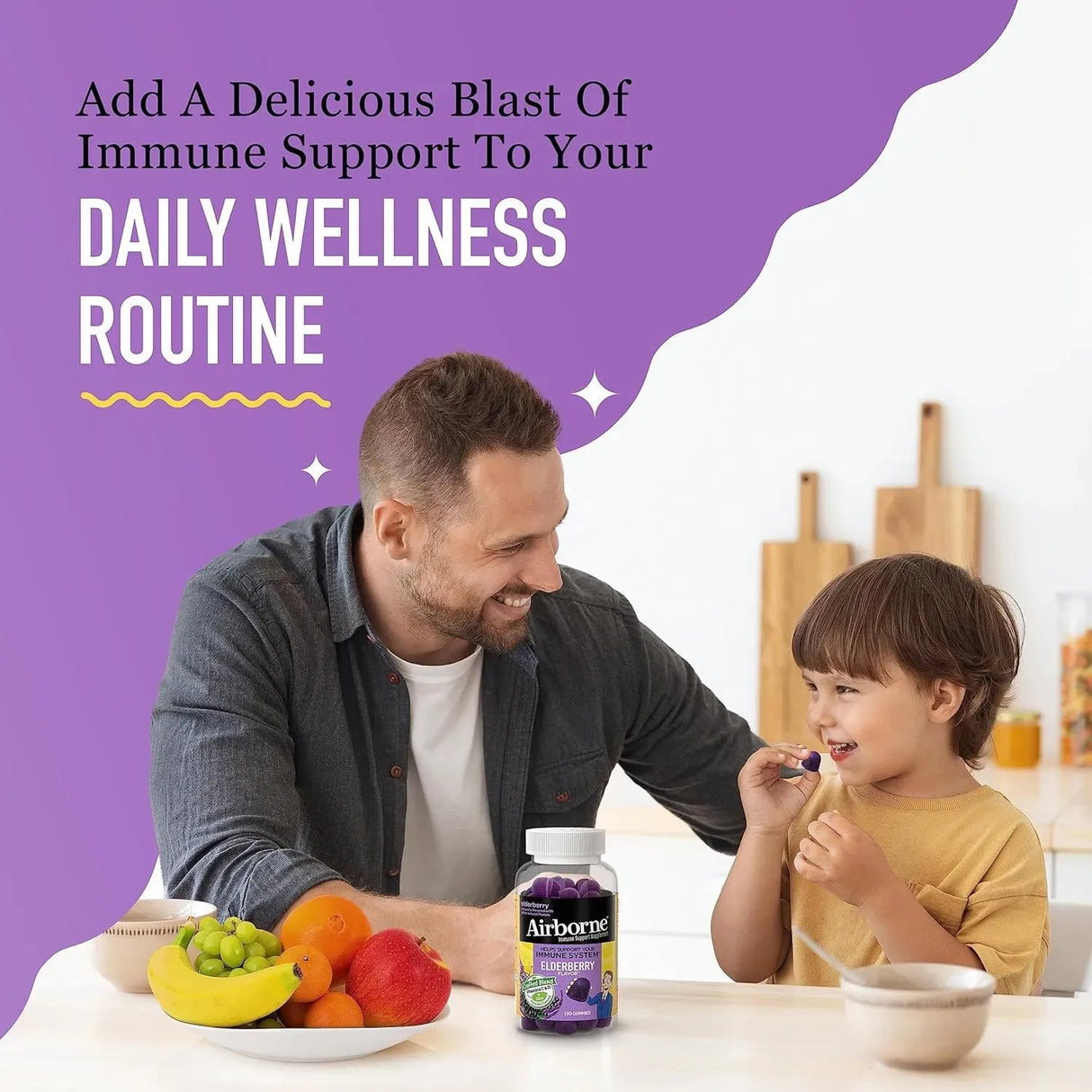 AIRBORNE - Airborne Elderberry + Zinc & Vitamin C Gummies 130 Gomitas - The Red Vitamin MX - Suplementos Alimenticios - {{ shop.shopifyCountryName }}