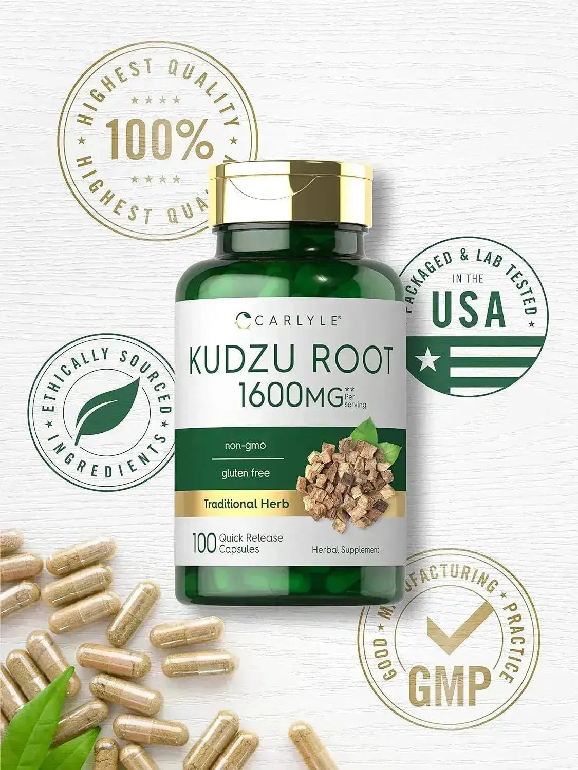 CARLYLE - Carlyle Kudzu Root 1600Mg. 100 Capsulas - The Red Vitamin MX - Suplementos Alimenticios - {{ shop.shopifyCountryName }}