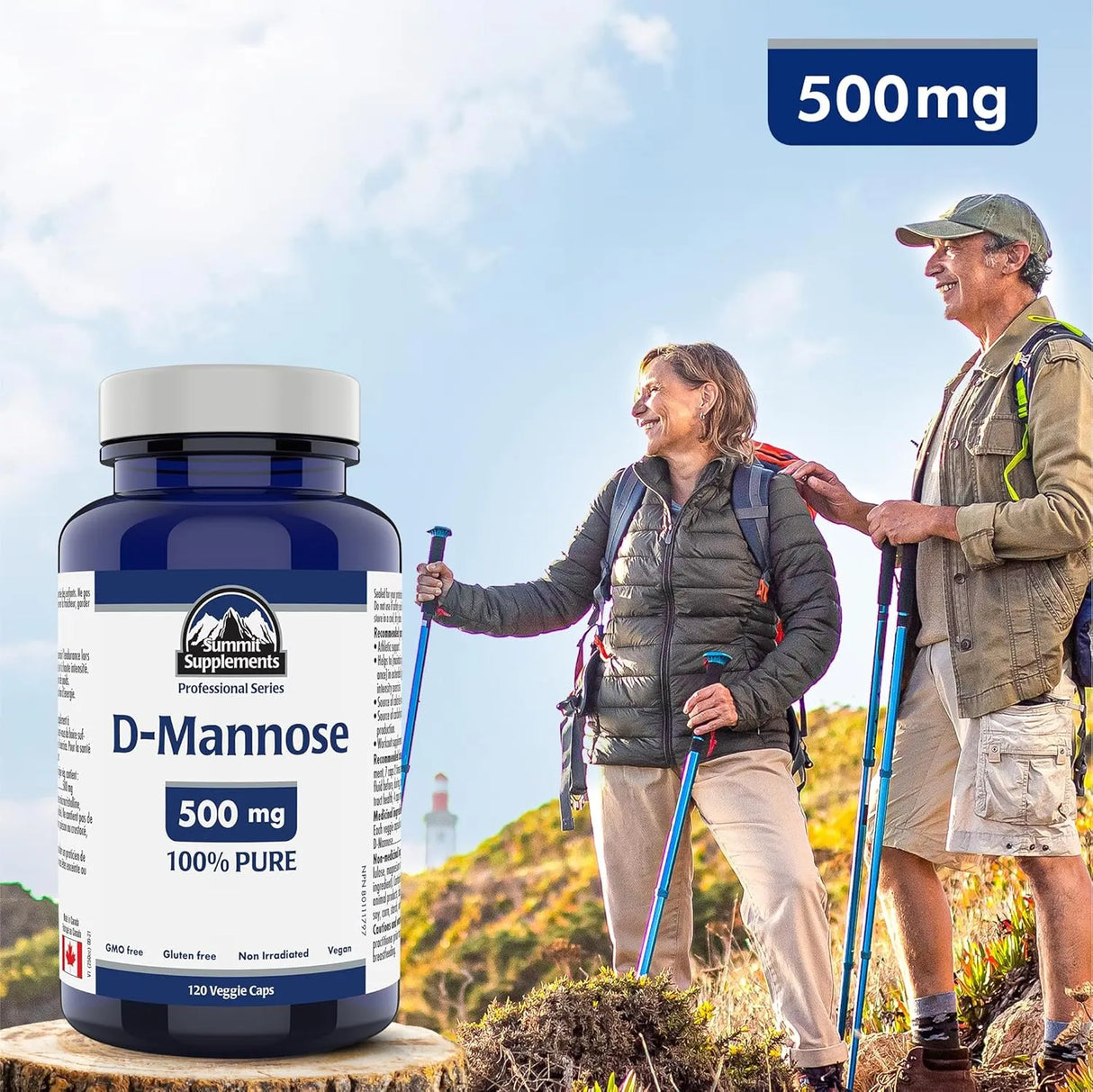 SUMMIT - Summit Supplements D-Mannose 500Mg. 120 Capsulas - The Red Vitamin MX - Suplementos Alimenticios - {{ shop.shopifyCountryName }}