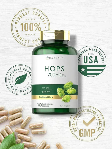 CARLYLE - Carlyle Hops 700Mg. 180 Capsulas - The Red Vitamin MX - Suplementos Alimenticios - {{ shop.shopifyCountryName }}