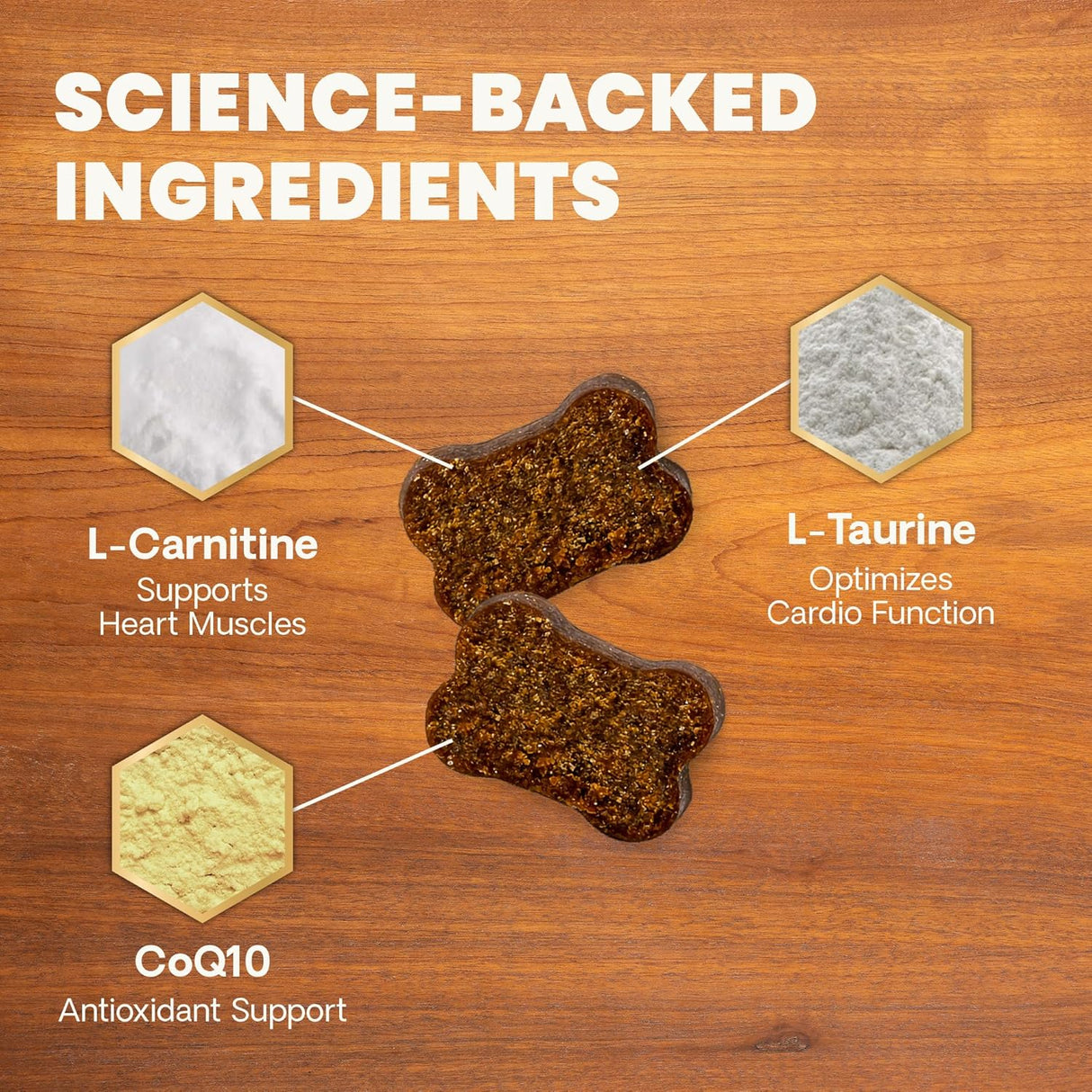 VetriScience Extra Strength Healthy Heart Chews 60 Masticables