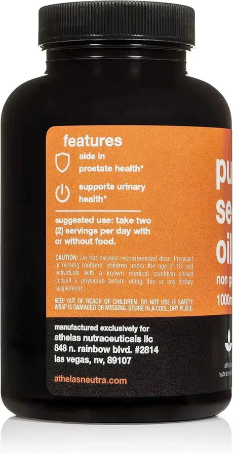 ATHELAS NEUTRACEUTICALS - Athelas Neutraceuticals Pumpkin Seed Extract 1000Mg. 180 Capsulas Blandas - The Red Vitamin MX - Suplementos Alimenticios - {{ shop.shopifyCountryName }}