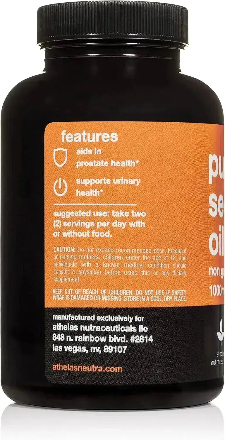 ATHELAS NEUTRACEUTICALS - Athelas Neutraceuticals Pumpkin Seed Extract 1000Mg. 180 Capsulas Blandas - The Red Vitamin MX - Suplementos Alimenticios - {{ shop.shopifyCountryName }}