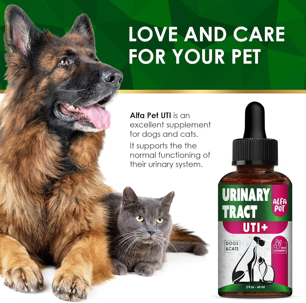 ALFA PET - Alfa Pet Urinary Tract Infection Treatment with Cranberry 2 Fl.Oz. - The Red Vitamin MX - Salud De Tracto Urinario Para Perros - {{ shop.shopifyCountryName }}