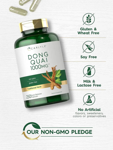 CARLYLE - Carlyle Dong Quai 1000Mg. 250 Capsulas - The Red Vitamin MX - Suplementos Alimenticios - {{ shop.shopifyCountryName }}