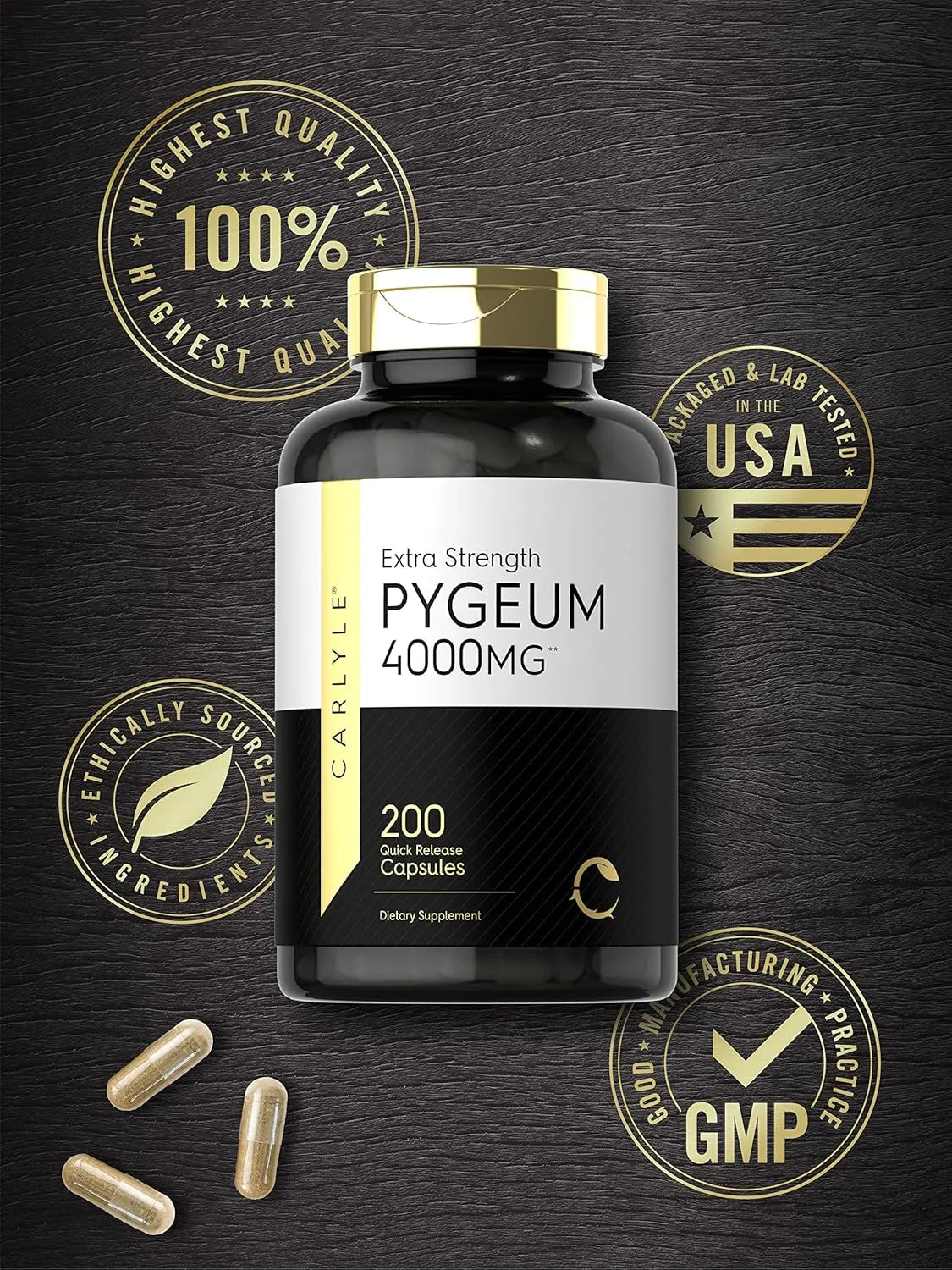 CARLYLE - Carlyle Pygeum Africanum Bark 4000Mg. 200 Capsulas - The Red Vitamin MX - Suplementos Alimenticios - {{ shop.shopifyCountryName }}