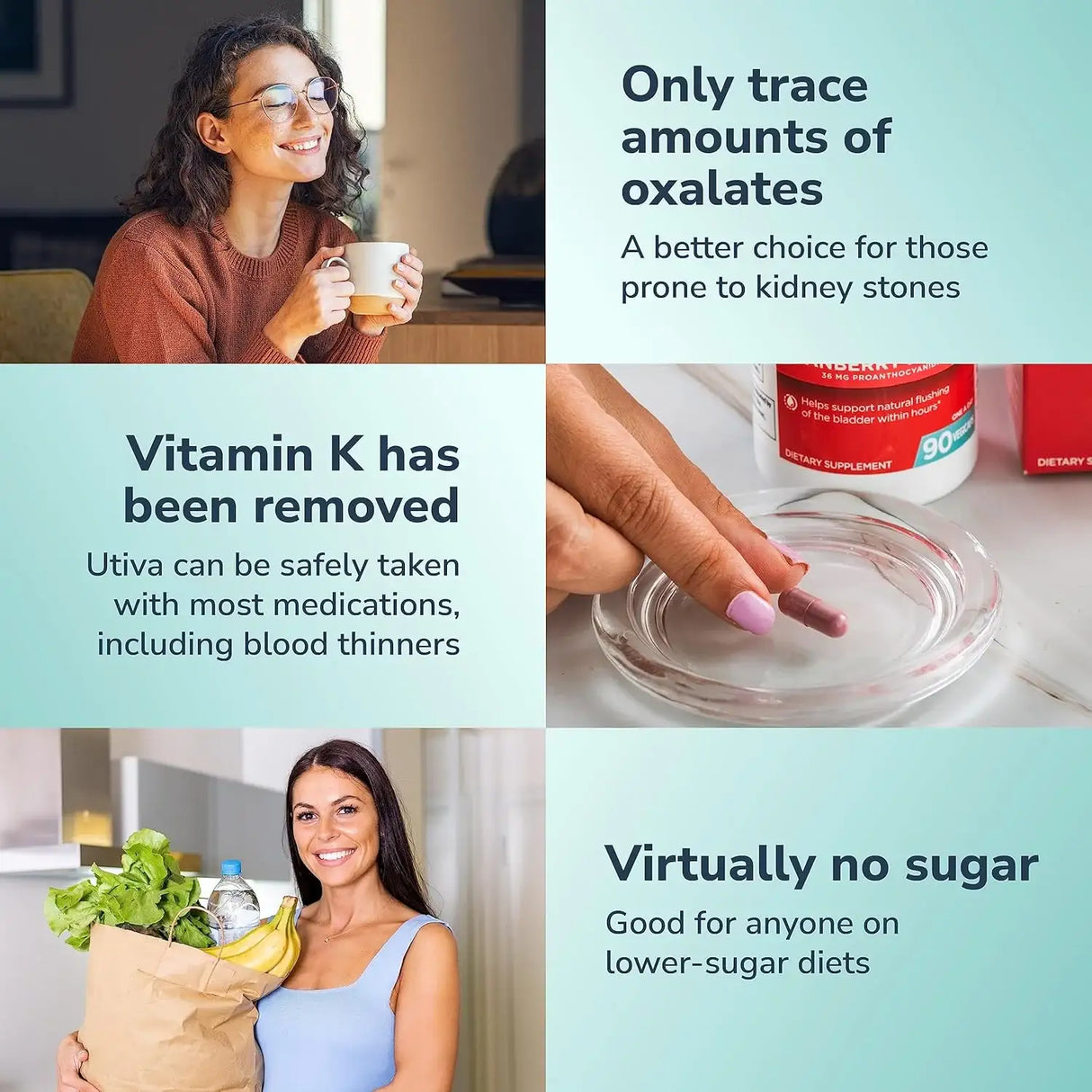 UTIVA - Utiva Cranberry PACs 90 Capsulas - The Red Vitamin MX - Suplementos Alimenticios - {{ shop.shopifyCountryName }}