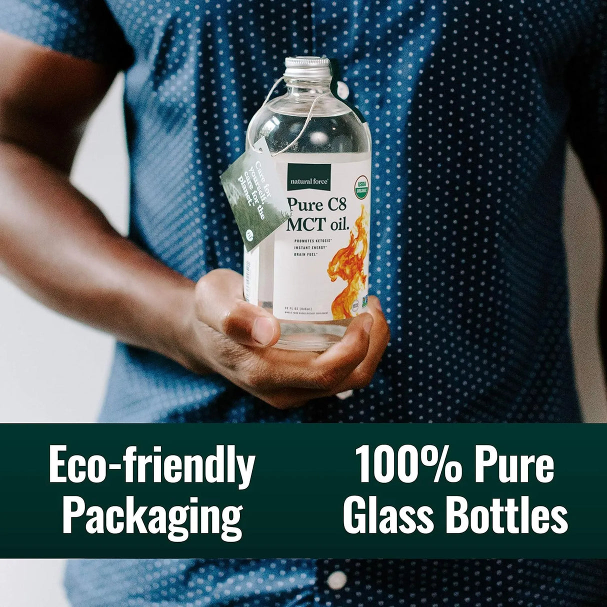 NATURAL FORCE - Natural Force Organic Pure C8 MCT Oil 946Ml. - The Red Vitamin MX - Suplementos Alimenticios - {{ shop.shopifyCountryName }}