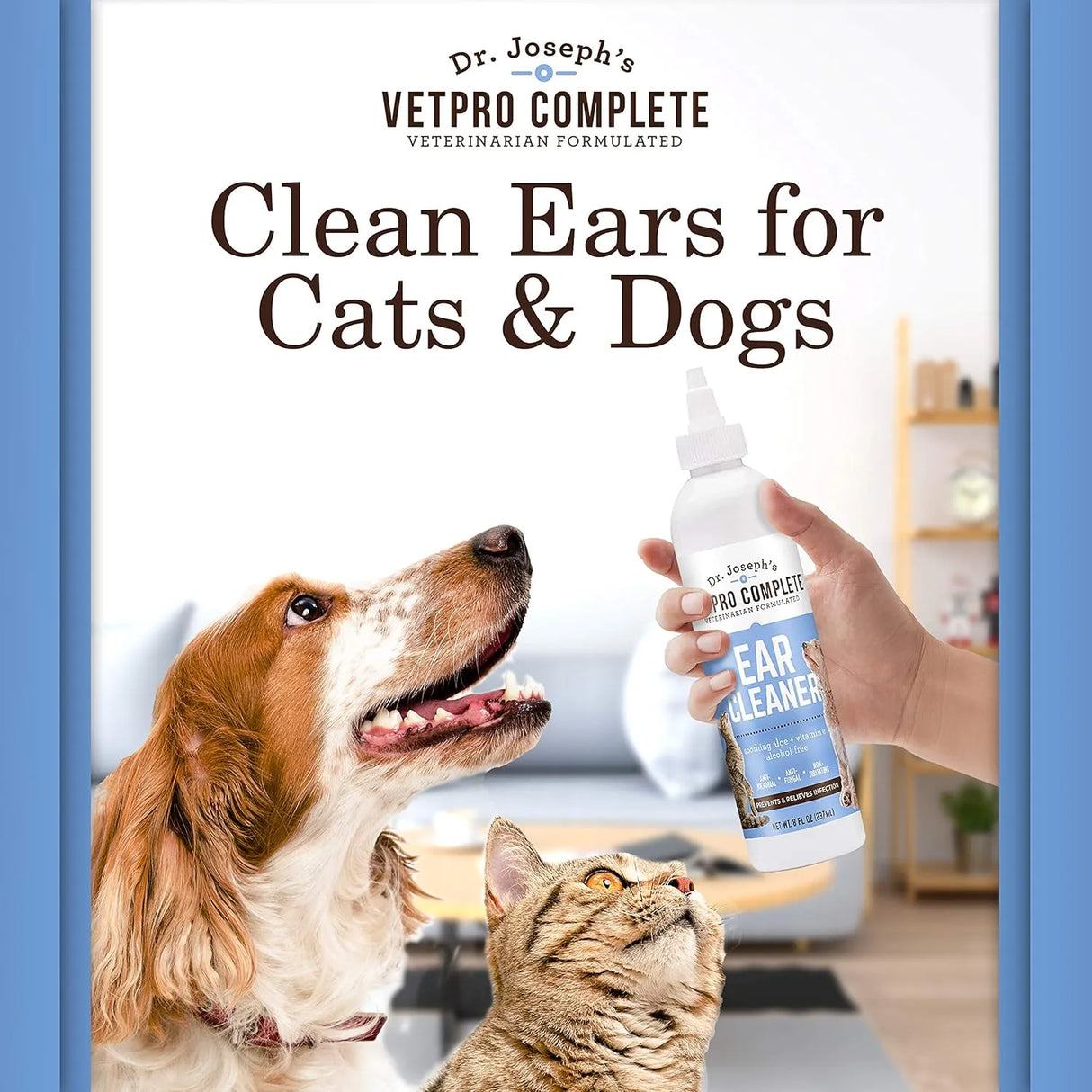 DR. JOSEPH'S - Dr. Joseph's VetPro Complete Dog Ear Cleaner 237Ml. - The Red Vitamin MX - Cuidado Del Oído De Perros - {{ shop.shopifyCountryName }}