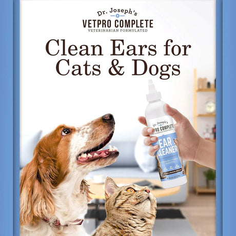 DR. JOSEPH'S - Dr. Joseph's VetPro Complete Dog Ear Cleaner 237Ml. - The Red Vitamin MX - Cuidado Del Oído De Perros - {{ shop.shopifyCountryName }}
