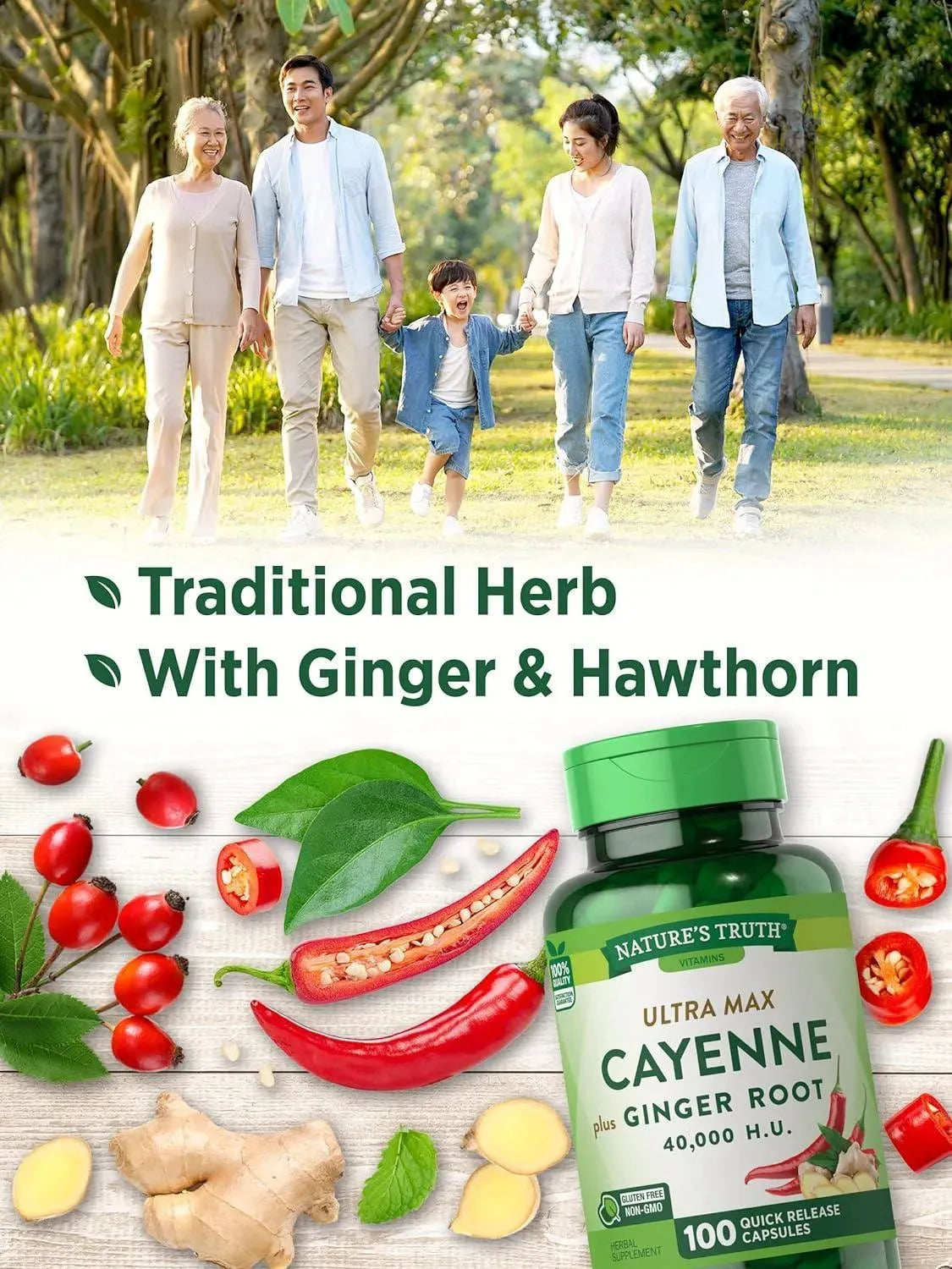 NATURE'S TRUTH - Nature's Truth Cayenne Pepper with Ginger Root 100 Capsulas - The Red Vitamin MX - Suplementos Alimenticios - {{ shop.shopifyCountryName }}