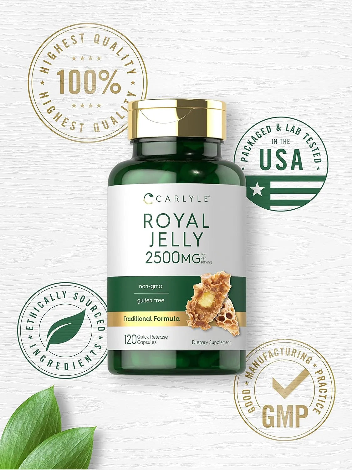 CARLYLE - Carlyle Royal Jelly 2500Mg. 120 Capsulas - The Red Vitamin MX - Suplementos Alimenticios - {{ shop.shopifyCountryName }}