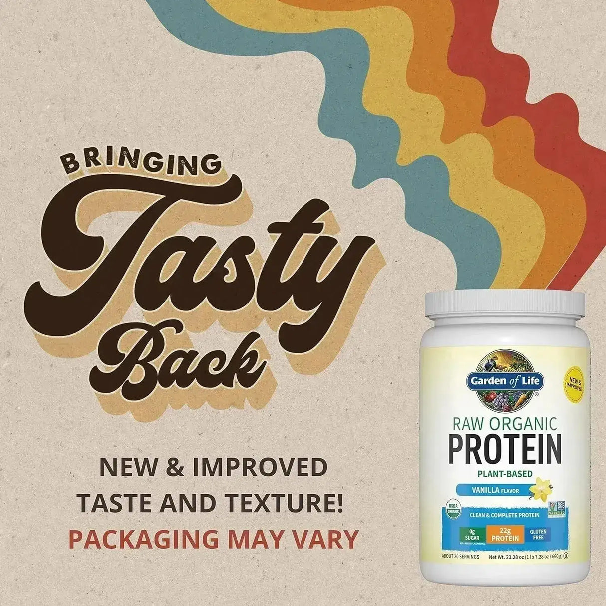 GARDEN OF LIFE - Garden of Life Vegan Protein Powder Vanilla 660Gr. - The Red Vitamin MX - Suplementos Alimenticios - {{ shop.shopifyCountryName }}