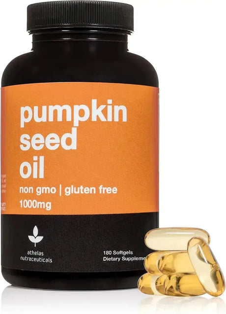 ATHELAS NEUTRACEUTICALS - Athelas Neutraceuticals Pumpkin Seed Extract 1000Mg. 180 Capsulas Blandas - The Red Vitamin MX - Suplementos Alimenticios - {{ shop.shopifyCountryName }}