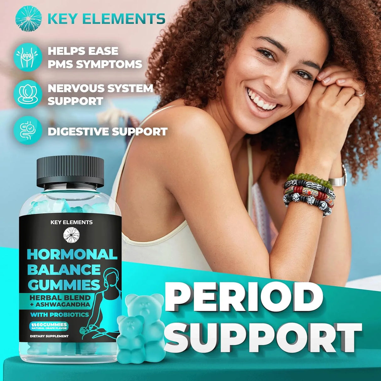 KEY ELEMENTS - KEY ELEMENTS Hormonal Balance Gummies 60 Gomitas - The Red Vitamin MX - Suplementos Alimenticios - {{ shop.shopifyCountryName }}