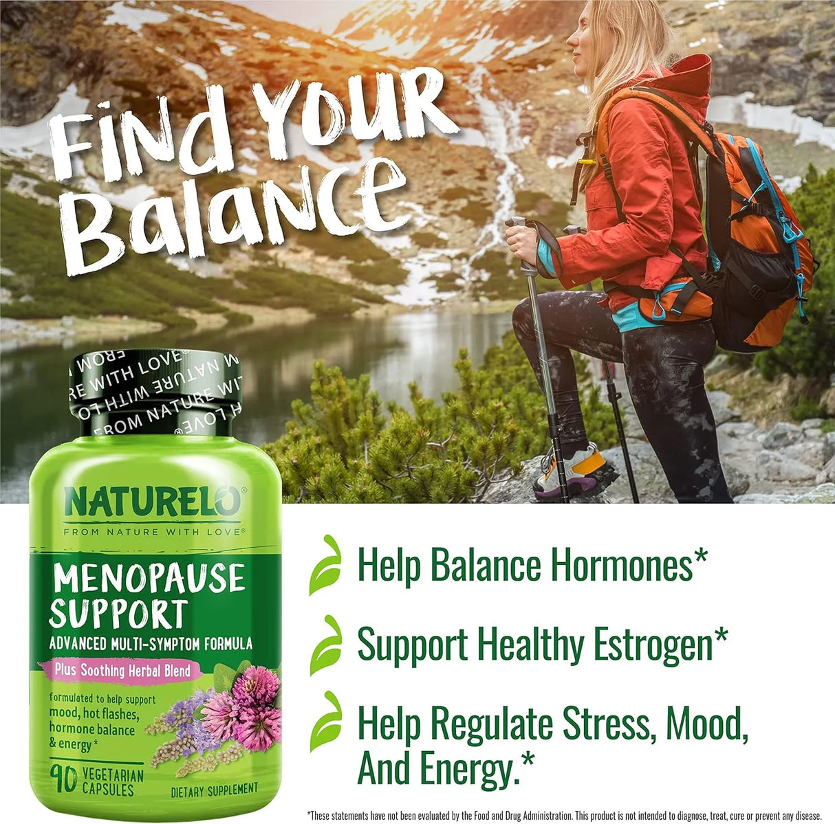 NATURELO - NATURELO Menopause Support 90 Capsulas - The Red Vitamin MX - Suplementos Alimenticios - {{ shop.shopifyCountryName }}