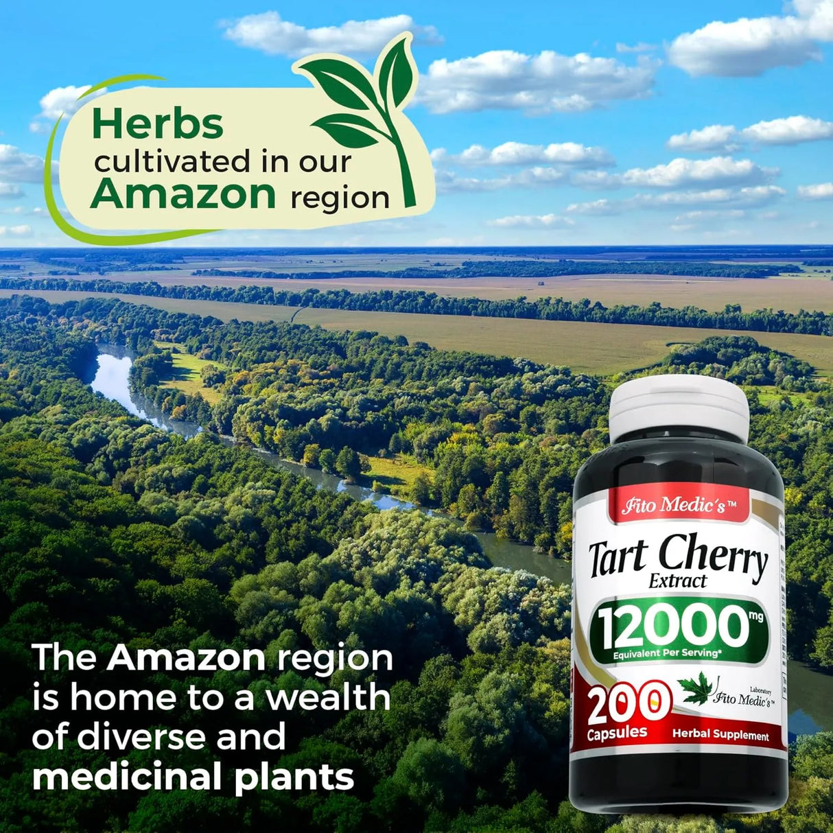 FITO MEDIC´S - FITO MEDIC'S Lab Tart Cherry 12,000Mg. 200 Capsulas - The Red Vitamin MX - Suplementos Alimenticios - {{ shop.shopifyCountryName }}