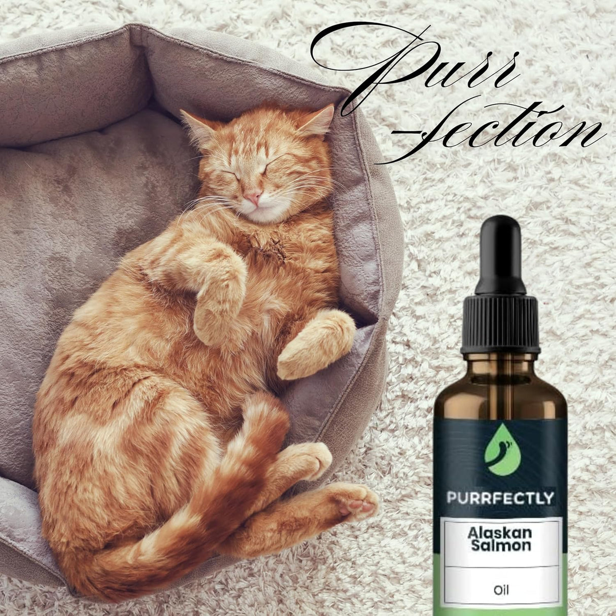 PURRFECTLY Omega-3 Fish Oil for Cats 4 Fl.Oz.