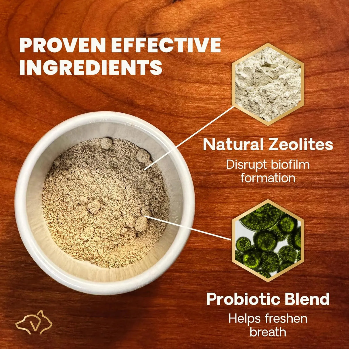 VETRISCIENCE - VetriScience Healthy Mouth Dog Dental Powder 120Gr. - The Red Vitamin MX - Cuidado Dental Para Perros - {{ shop.shopifyCountryName }}