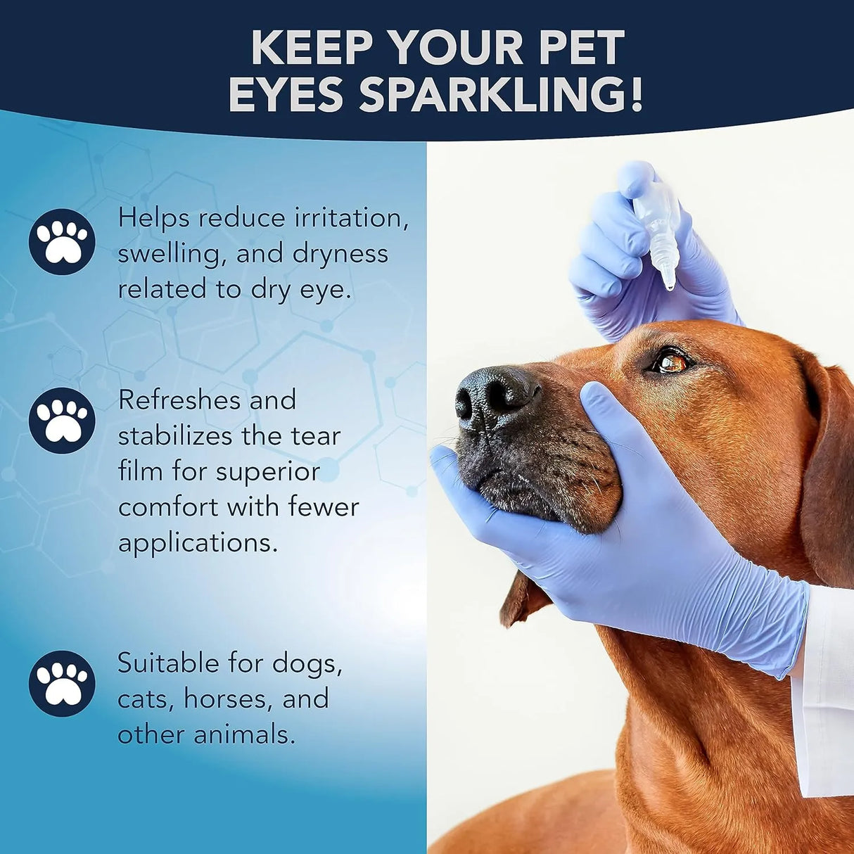 NOVEHA - NOVEHA Pet Gel Eye Drops with 0.3% Viscoadaptive Hyaluronan 2Ml. 2 Pack - The Red Vitamin MX - Cuidado De Los Ojos De Los Perros - {{ shop.shopifyCountryName }}