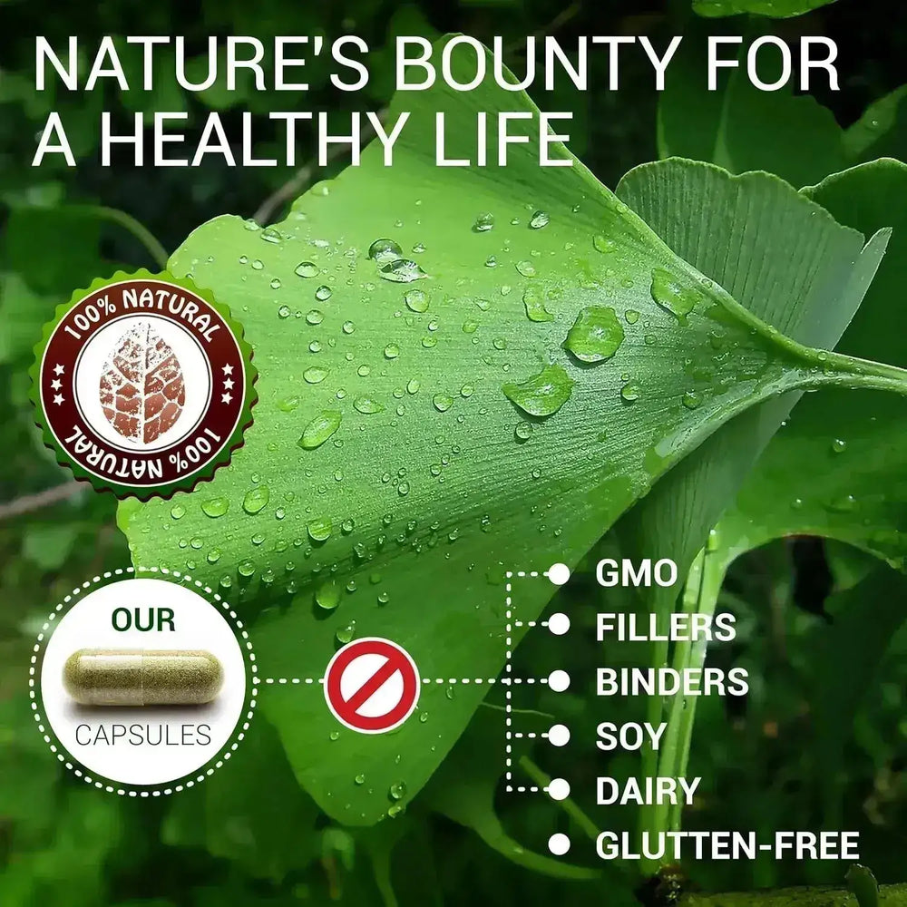 HERBALICIOUS - HERBALICIOUS Ginkgo Biloba 500Mg. 100 Capsulas - The Red Vitamin MX - Suplementos Alimenticios - {{ shop.shopifyCountryName }}