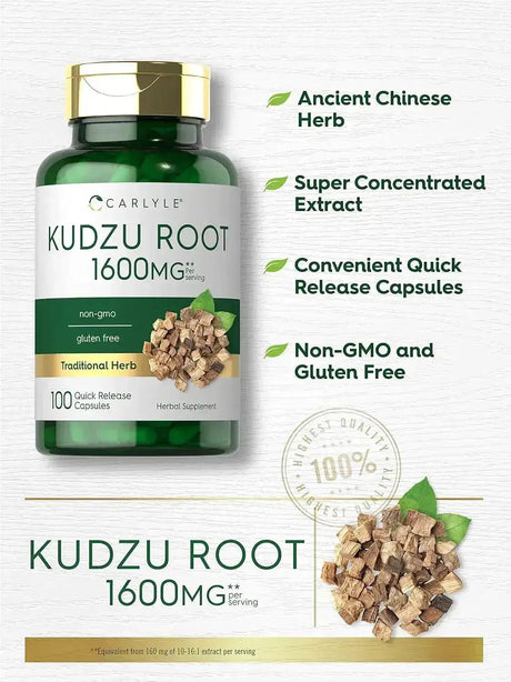 CARLYLE - Carlyle Kudzu Root 1600Mg. 100 Capsulas - The Red Vitamin MX - Suplementos Alimenticios - {{ shop.shopifyCountryName }}