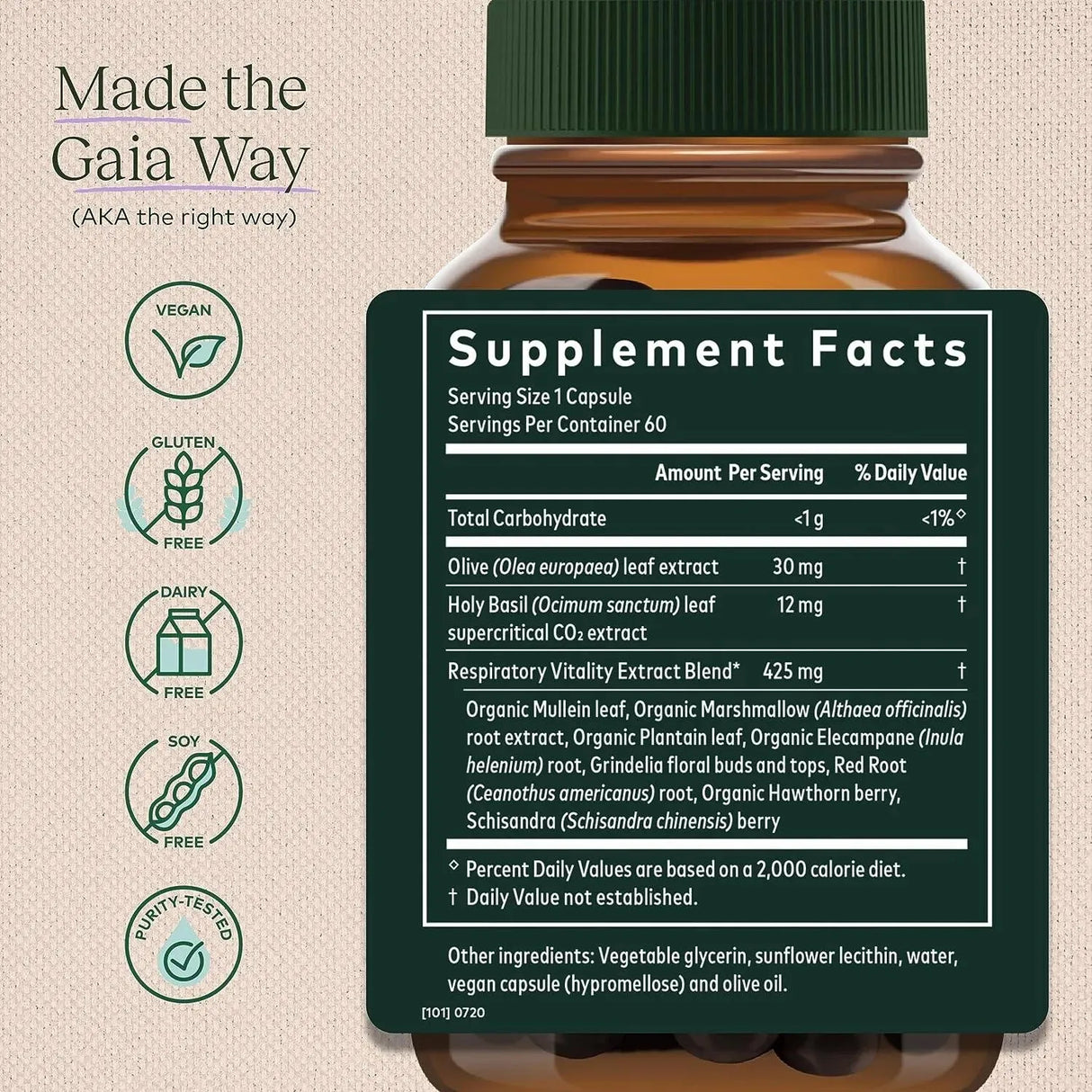GAIA HERBS - Gaia Herbs Mighty Lungs 60 Capsulas - The Red Vitamin MX - Suplementos Alimenticios - {{ shop.shopifyCountryName }}