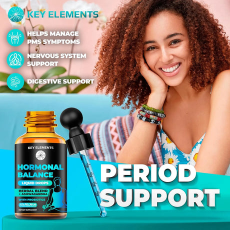 KEY ELEMENTS - KEY ELEMENTS Liquid Hormone Balance 60Ml. - The Red Vitamin MX - Suplementos Alimenticios - {{ shop.shopifyCountryName }}