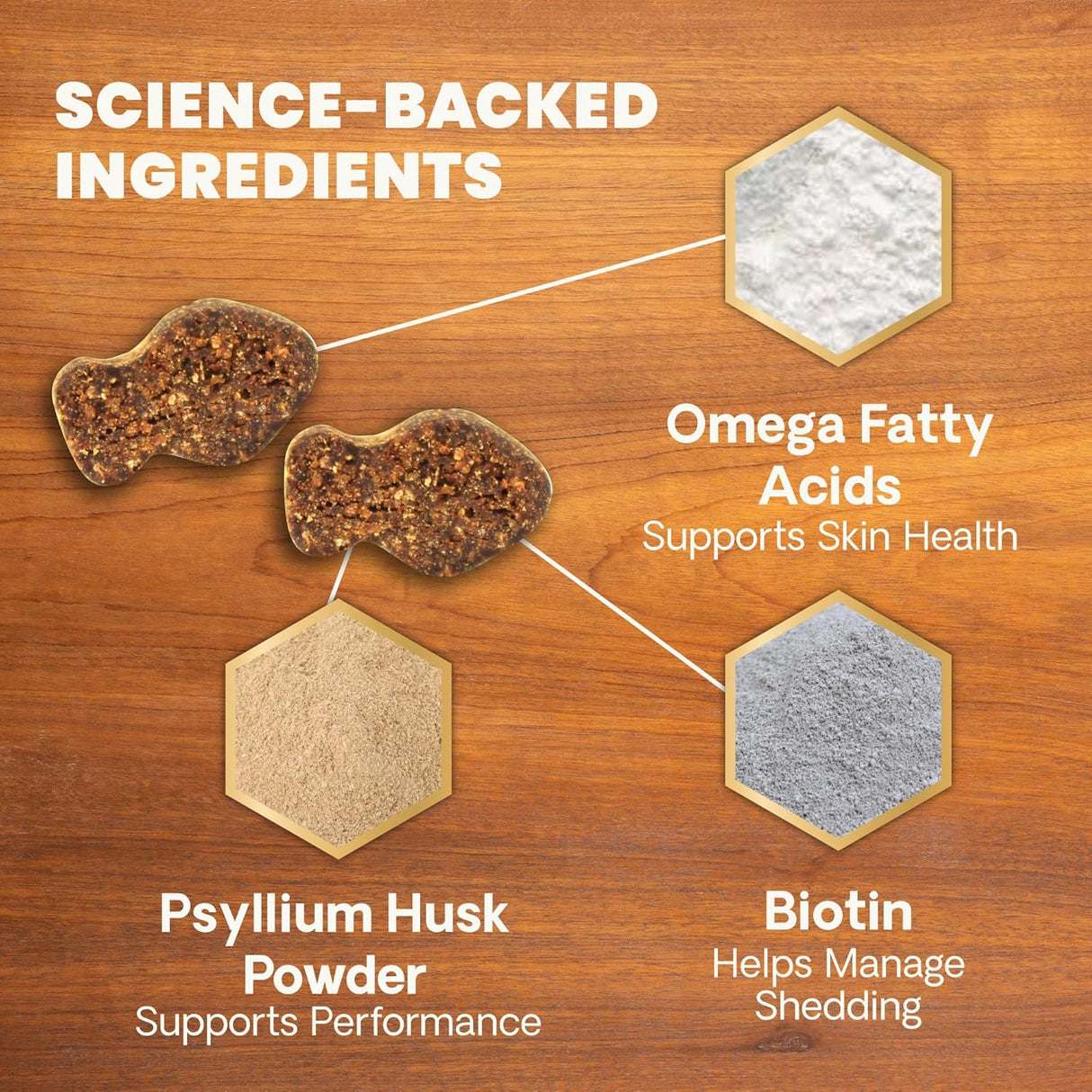 VetriScience Hairball Control Chews 60 Masticables