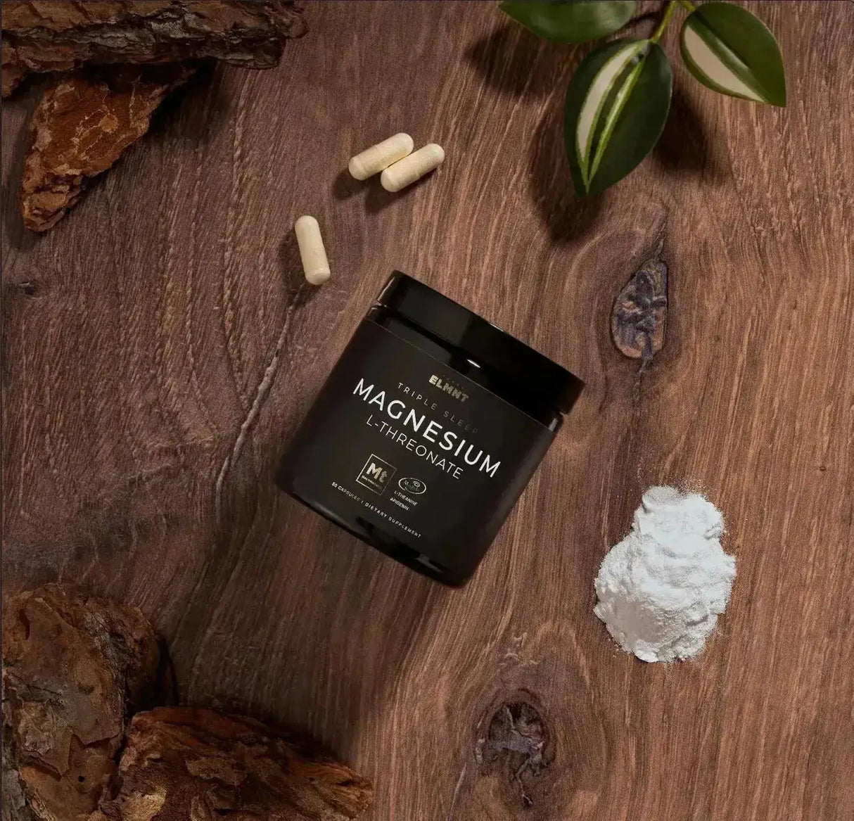 TERRA ELMNT - ELMNT Triple Sleep Magnesium Threonate 50 Capsulas - The Red Vitamin MX - Suplementos Alimenticios - {{ shop.shopifyCountryName }}