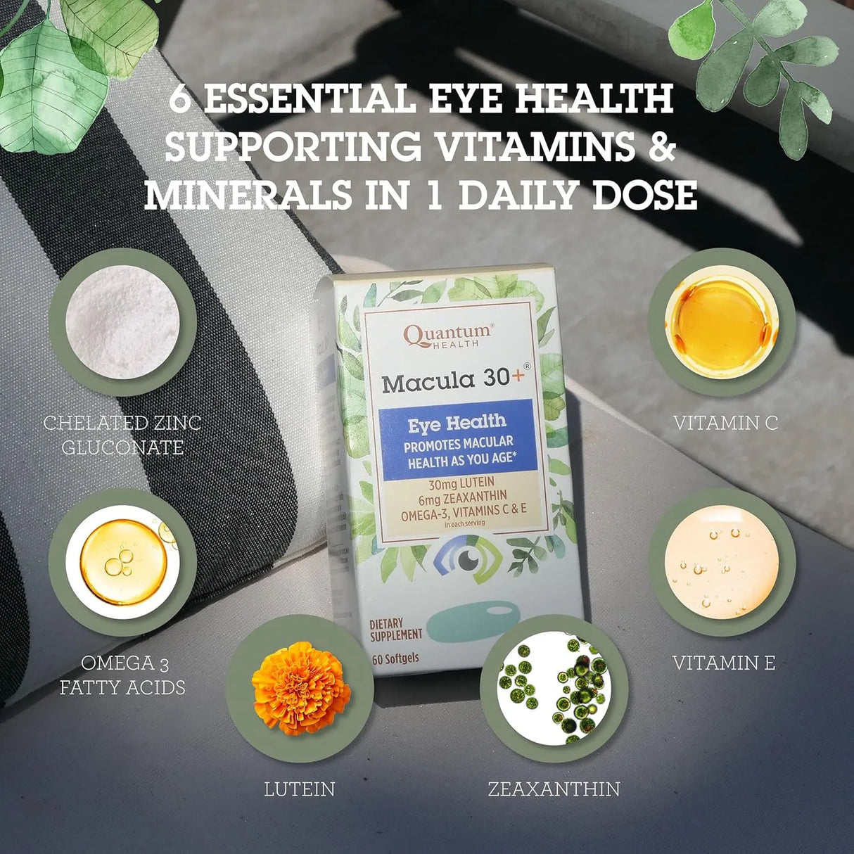 QUANTUM HEALTH - Quantum Health Macula 30+ Eye Health 60 Capsulas Blandas - The Red Vitamin MX - Suplementos Alimenticios - {{ shop.shopifyCountryName }}