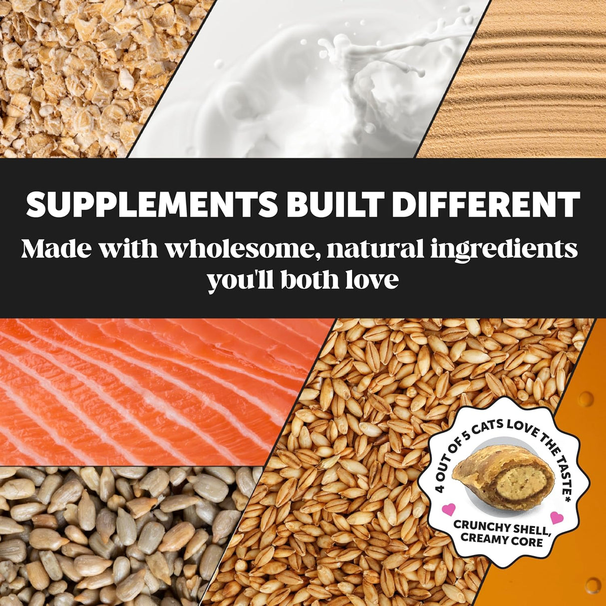 Pet Honesty Cat Multivitamin Crunchy & Creamy Chews 90 Masticables